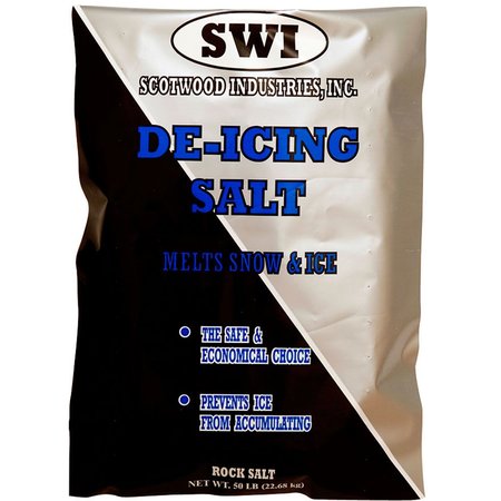 Scotwood Industries Scotwood Commercial Rock Salt 50 Lb. Bag 66700025